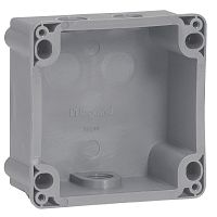 Коробка с одним ответстием под сальник Hypra Prisinter - IP 44/55 - 3К+Н+З - 16 А - пластик | код 052249 |  Legrand